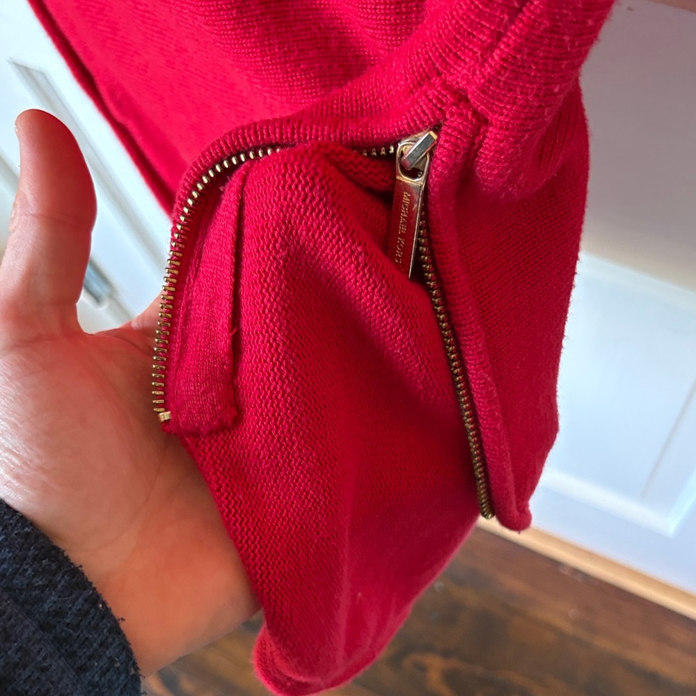 Michael Kors Vibrant‎ Red Long Sleeve Top - Picture 4 of 9